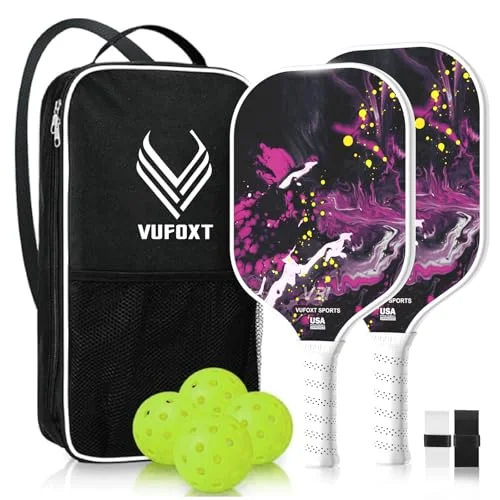Pickleball Paddles Set of 4 — Pink 2Players